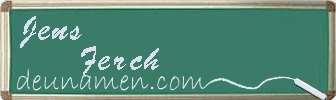 Jens Ferch Visitenkarte